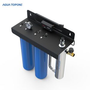 Purificador de agua para toda la casa, con doble función de filtración y desinfección, fácil de instalar