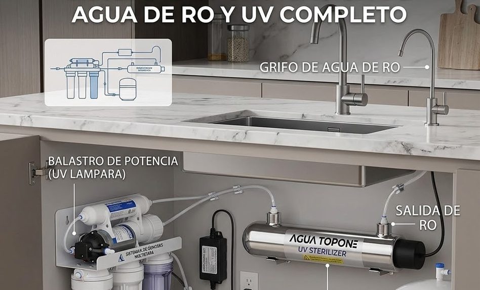 AGUA DE RO Y UV COMPLETO