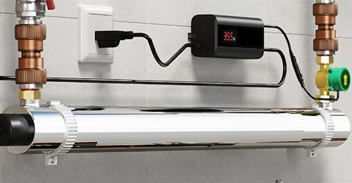 filtro de agua con luz UV