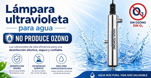 ¿La radiación ultravioleta genera ozono en el agua? ¿Es perjudicial?