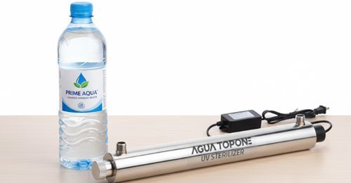 Purificador de agua con luz UV: Eliminación de bacterias para proteger a tu familia.