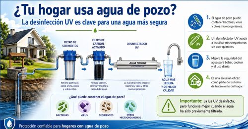 La desinfeccion UV es clave para una agua mas segura