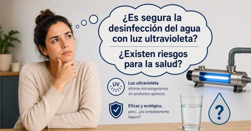 ¿Es segura la desinfección del agua con luz ultravioleta? ¿Existen riesgos para la salud?